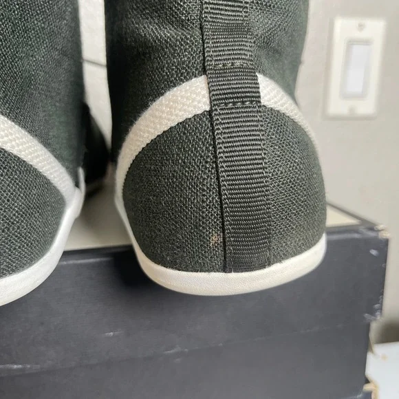 Xero Shoes Toronto Green Canvas Minimalist Barefoot High Top Sneaker Men's 13